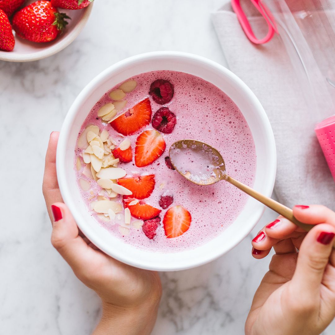 Strawberry Banana Smoothie Bowl