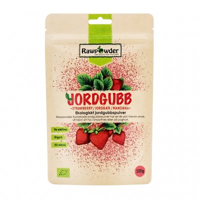 Jordgubbspulver 100g EKO