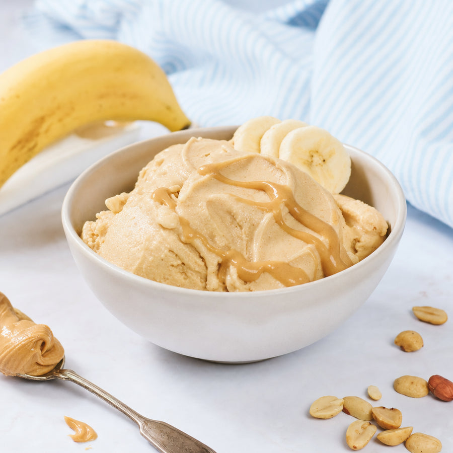Peanut Butter Banana Ice Cream