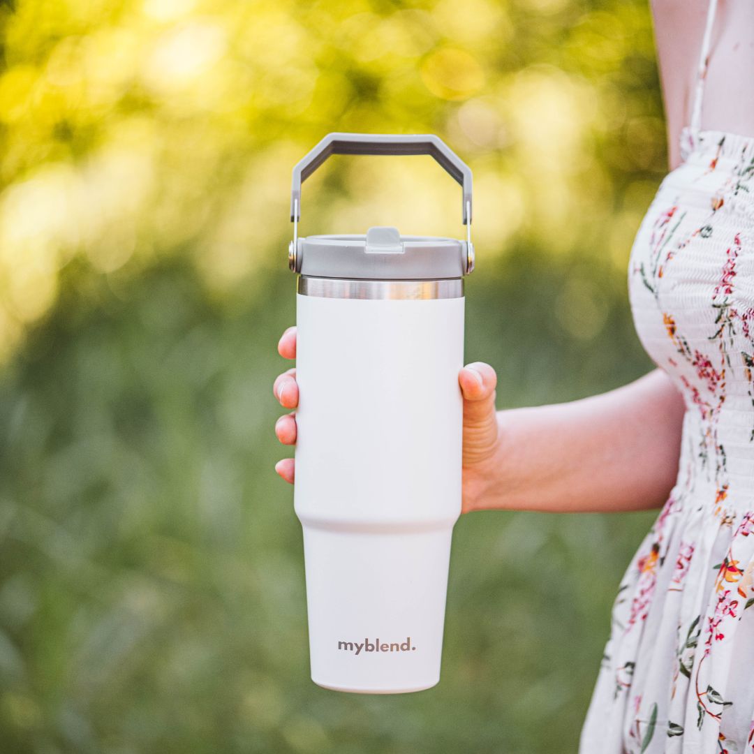 MyBlend® Steel Tumbler Flip Straw